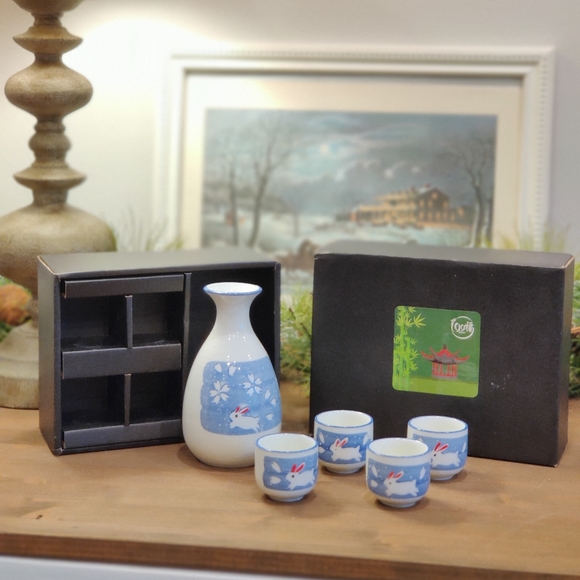 Rabbit Sake Set - Picture 8 of 9